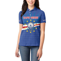 Cape Verde Football 2026 Women Polo Shirt Historic First World Cup Appearance - Wonder Print Shop