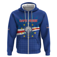 Cape Verde Football 2026 Zip Hoodie Historic First World Cup Appearance - Wonder Print Shop