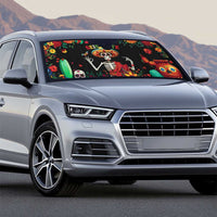 Seis Siete Dia de los Muertos Auto Sun Shade Mexican Funny 67 Calaca Skeleton Sombrero - Wonder Print Shop