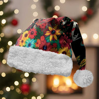 Seis Siete Dia de los Muertos Christmas Santa Hat Mexican Funny 67 Calaca Skeleton Sombrero - Wonder Print Shop
