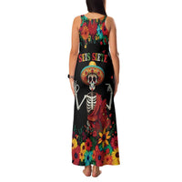 Seis Siete Dia de los Muertos Family Matching Tank Maxi Dress and Hawaiian Shirt Mexican Funny 67 Calaca Skeleton Sombrero - Wonder Print Shop