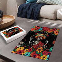 Seis Siete Dia de los Muertos Puzzle Mexican Funny 67 Calaca Skeleton Sombrero - Wonder Print Shop