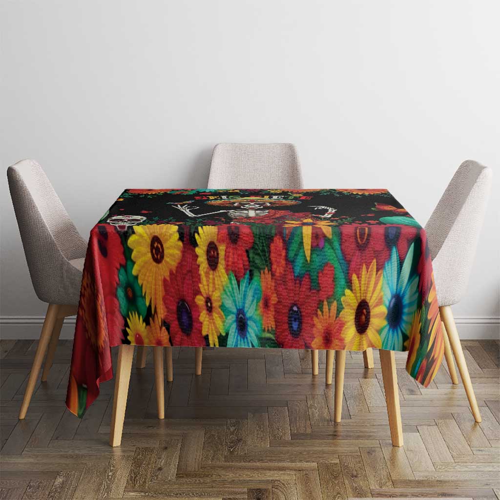Seis Siete Dia de los Muertos Tablecloth Mexican Funny 67 Calaca Skeleton Sombrero - Wonder Print Shop