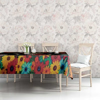 Seis Siete Dia de los Muertos Tablecloth Mexican Funny 67 Calaca Skeleton Sombrero - Wonder Print Shop