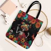 Seis Siete Dia de los Muertos Tote Bag Mexican Funny 67 Calaca Skeleton Sombrero - Wonder Print Shop