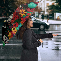 Seis Siete Dia de los Muertos Umbrella Mexican Funny 67 Calaca Skeleton Sombrero - Wonder Print Shop