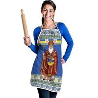 Ukraine Christmas Apron Saint Nicholas Vyshyvanka Style - Wonder Print Shop