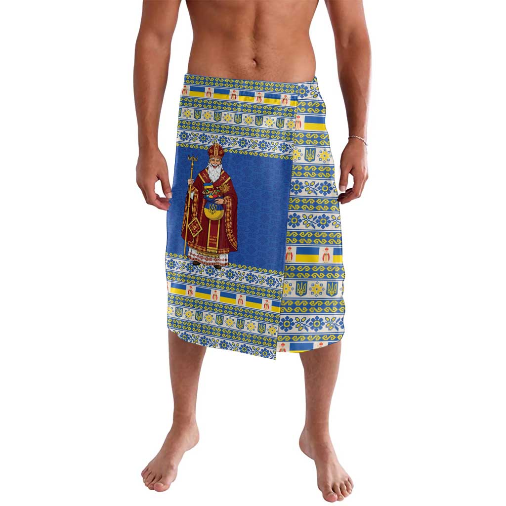 Ukraine Christmas Lavalava Saint Nicholas Vyshyvanka Style - Wonder Print Shop