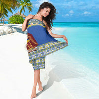 Ukraine Christmas Sarong Saint Nicholas Vyshyvanka Style - Wonder Print Shop