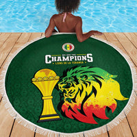 Senegal Football Champions Beach Blanket Lions of Teranga Rise