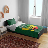 Senegal Football Champions Bedding Set Lions of Teranga Rise