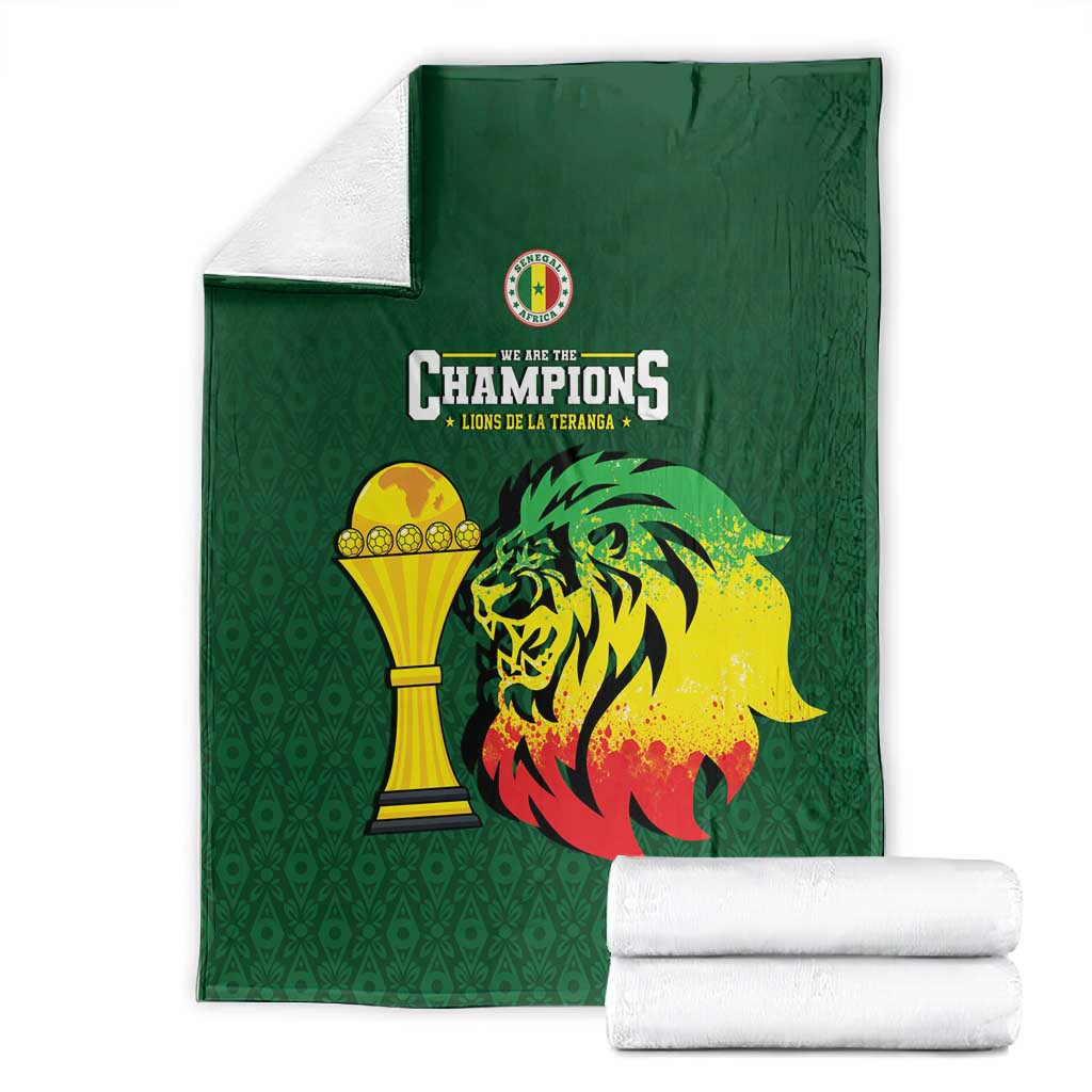 Senegal Football Champions Blanket Lions of Teranga Rise