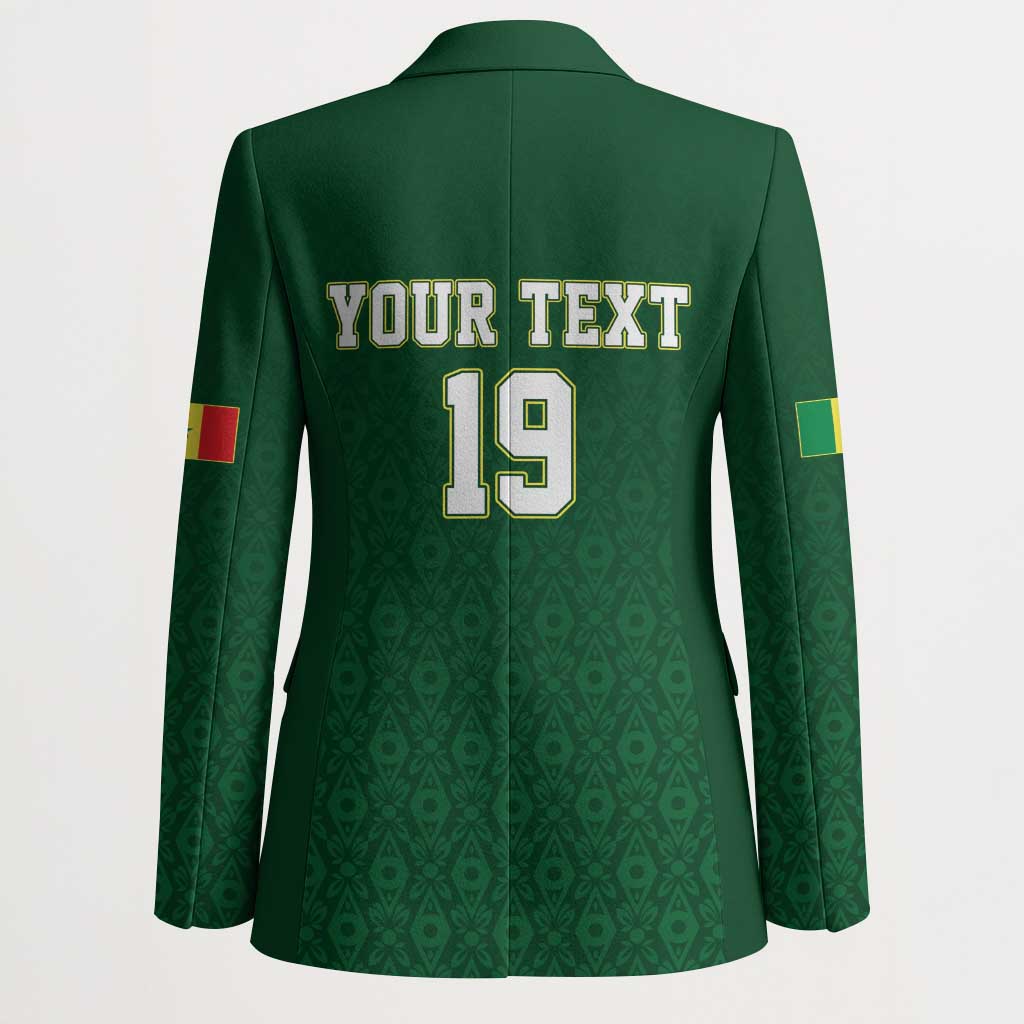 Senegal Football Champions Custom Blazer Lions of Teranga Rise