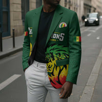 Senegal Football Champions Custom Blazer Lions of Teranga Rise