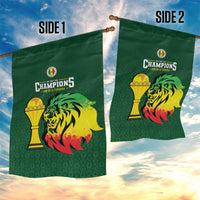Senegal Football Champions Garden Flag Lions of Teranga Rise