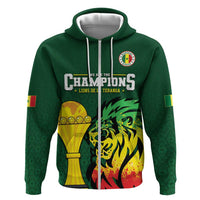 Senegal Football Champions Custom Hoodie Lions of Teranga Rise