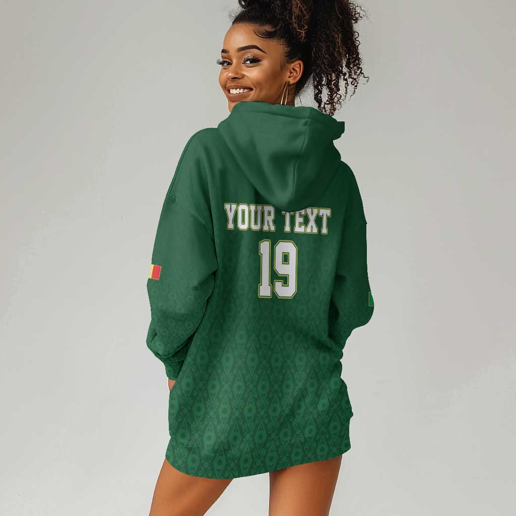 Senegal Football Champions Custom Hoodie Dress Lions of Teranga Rise