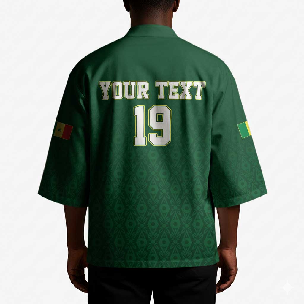 Senegal Football Champions Custom Kimono Lions of Teranga Rise