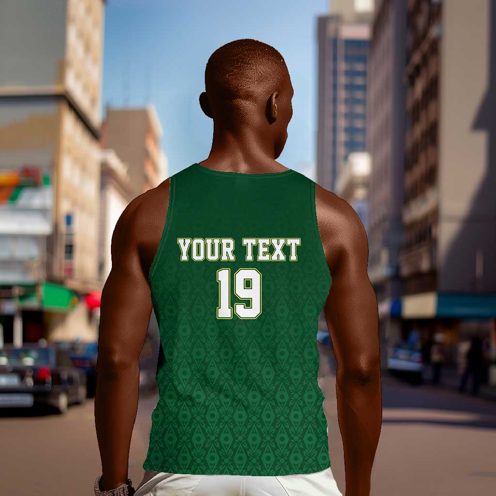 Senegal Football Champions Custom Men Tank Top Lions of Teranga Rise