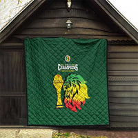 Senegal Football Champions Quilt Lions of Teranga Rise