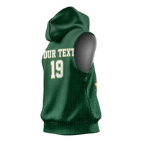Senegal Football Champions Custom Sleeveless Hoodie Lions of Teranga Rise
