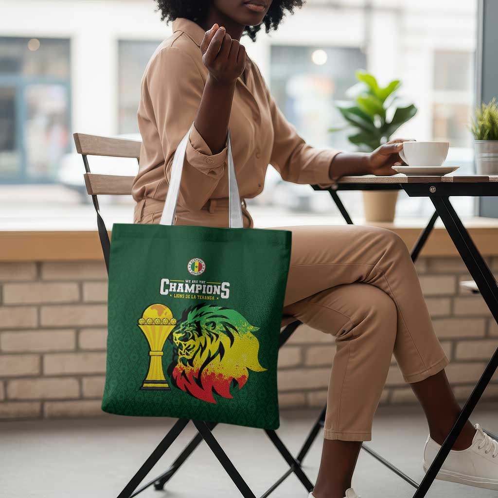 Senegal Football Champions Tote Bag Lions of Teranga Rise