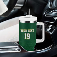 Senegal Football Champions Custom Tumbler With Handle Lions of Teranga Rise