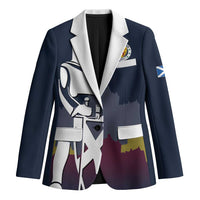 Custom Scotland Football Blazer William Wallace Statue Edinburgh Castle Art