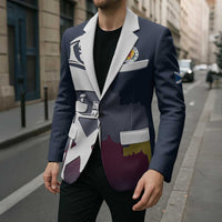 Custom Scotland Football Blazer William Wallace Statue Edinburgh Castle Art