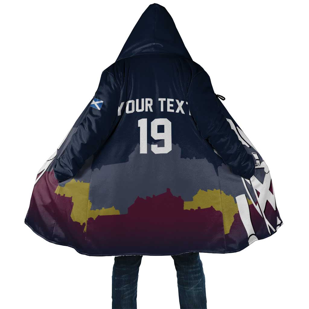 Custom Scotland Football Cloak William Wallace Statue Edinburgh Castle Art