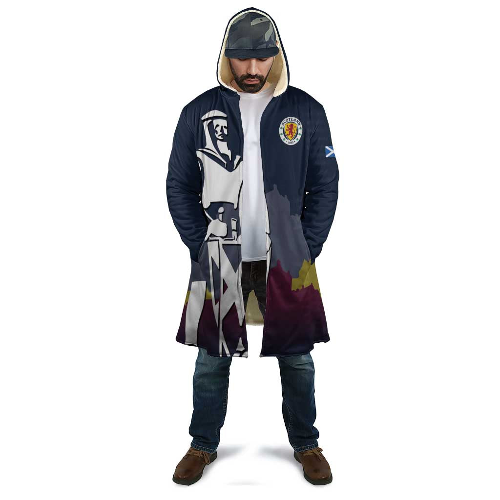 Custom Scotland Football Cloak William Wallace Statue Edinburgh Castle Art