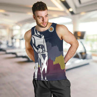 Custom Scotland Football Men Tank Top William Wallace Statue Edinburgh Castle Art