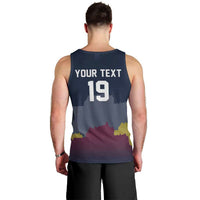 Custom Scotland Football Men Tank Top William Wallace Statue Edinburgh Castle Art