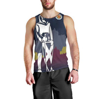 Custom Scotland Football Men Tank Top William Wallace Statue Edinburgh Castle Art