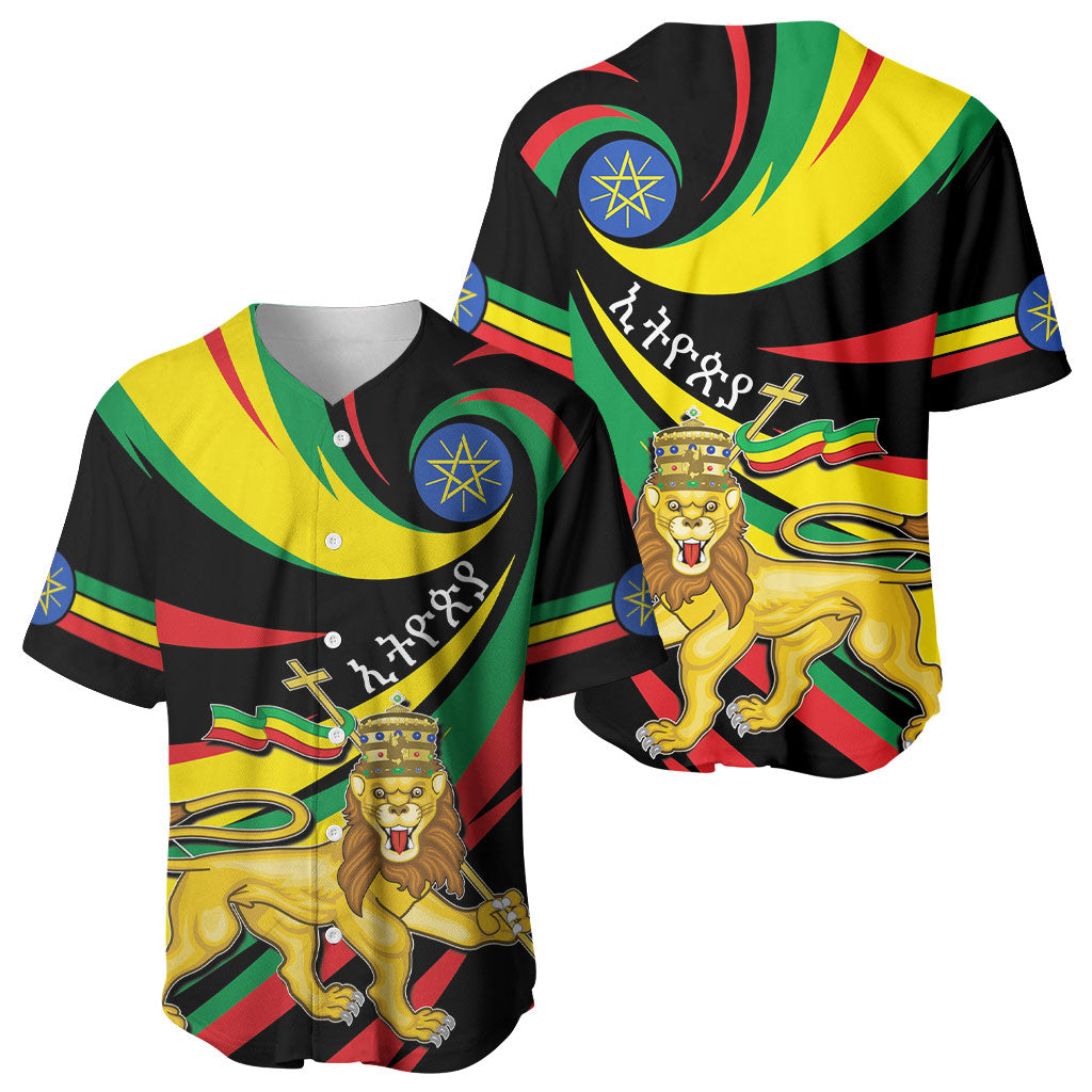 Ethiopia National Day 1991 Baseball Jersey Habesha Lion Of Judah