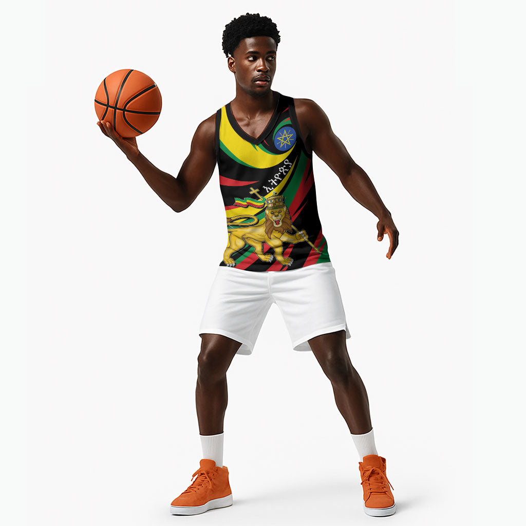 Ethiopia National Day 1991 Basketball Jersey Habesha Lion Of Judah