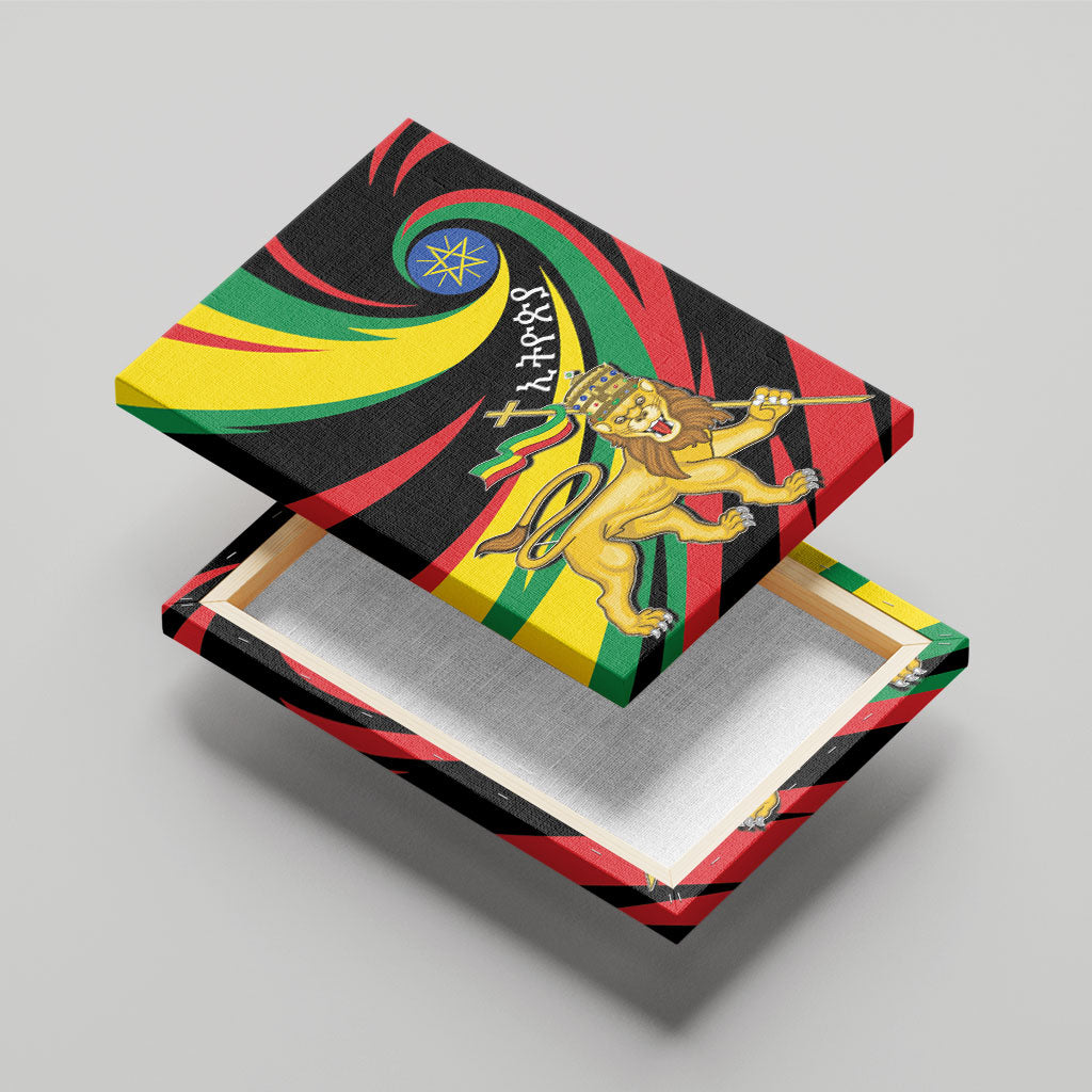 Ethiopia National Day 1991 Canvas Wall Art Habesha Lion Of Judah