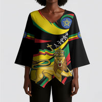 Ethiopia National Day 1991 Kimono Sleeve Blouse Habesha Lion Of Judah