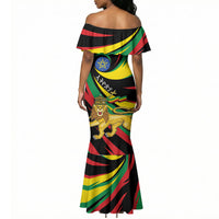 Ethiopia National Day 1991 Mermaid Dress Habesha Lion Of Judah