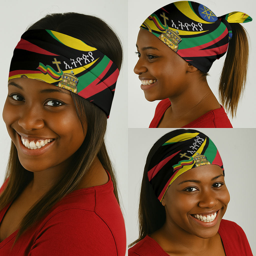 Ethiopia National Day 1991 Neck Gaiter Habesha Lion Of Judah