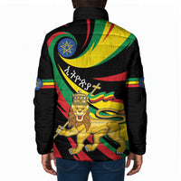 Ethiopia National Day 1991 Padded Jacket Habesha Lion Of Judah