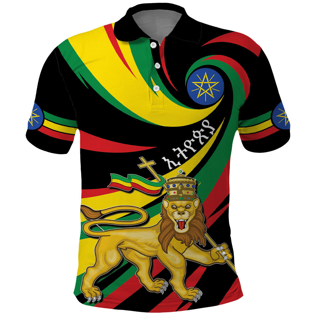 Ethiopia National Day 1991 Polo Shirt Habesha Lion Of Judah