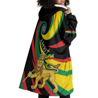Ethiopia National Day 1991 Wearable Blanket Hoodie Habesha Lion Of Judah