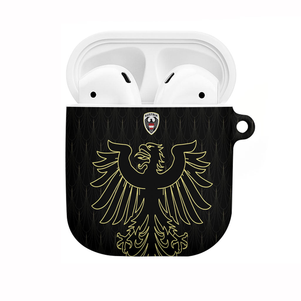 World Football 2026 Austria AirPods Case Austrian Eagles Black Glory
