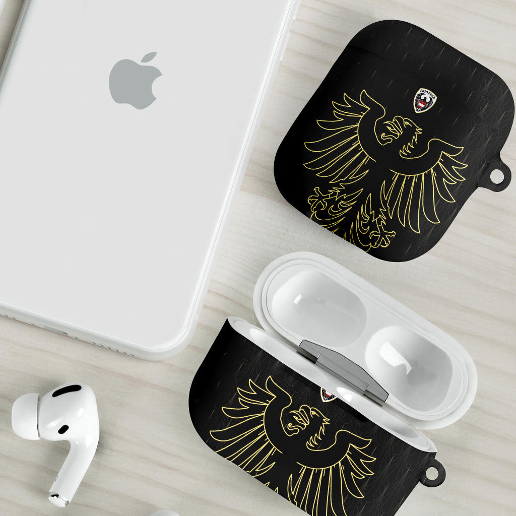 World Football 2026 Austria AirPods Case Austrian Eagles Black Glory