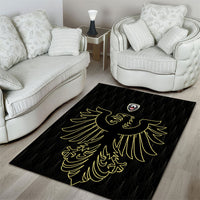 World Football 2026 Austria Area Rug Austrian Eagles Black Glory