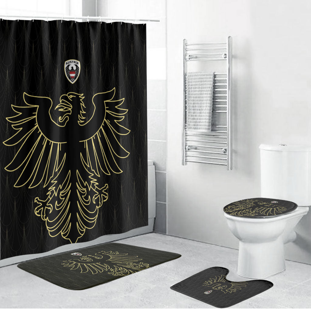 World Football 2026 Austria Bathroom Set Austrian Eagles Black Glory