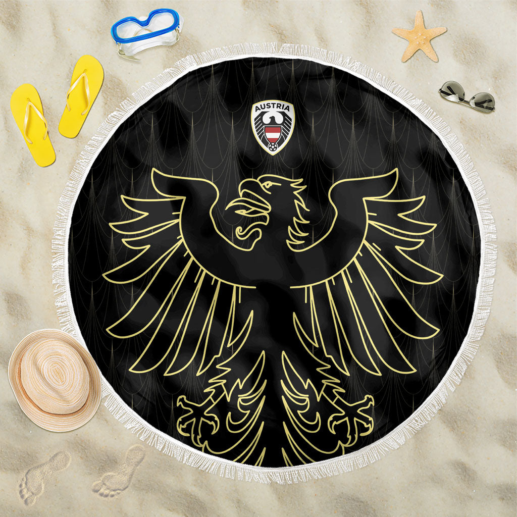 World Football 2026 Austria Beach Blanket Austrian Eagles Black Glory