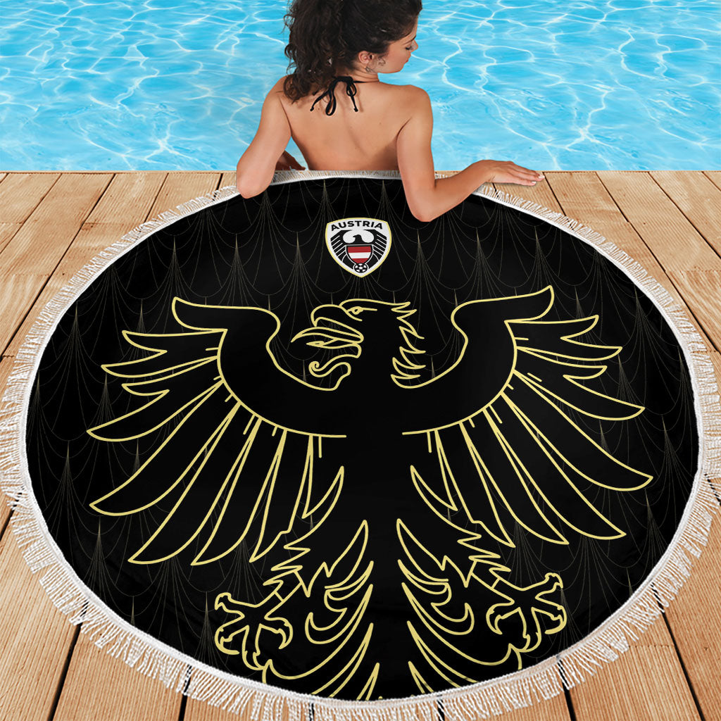 World Football 2026 Austria Beach Blanket Austrian Eagles Black Glory
