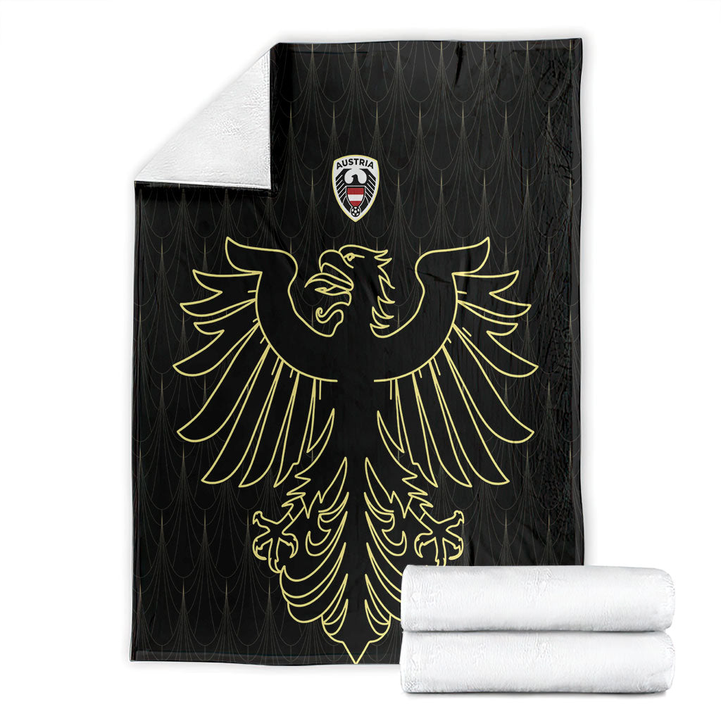 World Football 2026 Austria Blanket Austrian Eagles Black Glory